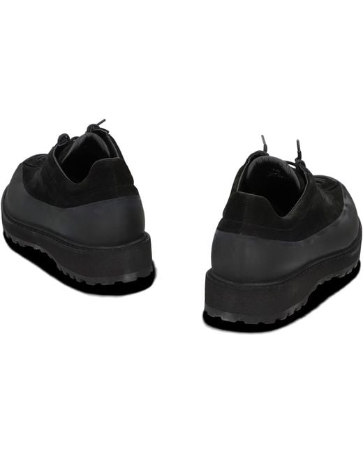 Stone Island Black Suede Low-Top Sneakers for men