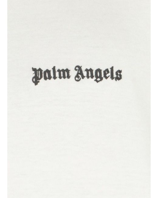 Palm Angels White T-Shirts And Polos for men