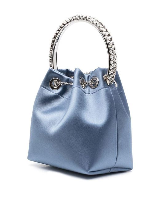 Jimmy Choo Top Handle Bags in Blue | Lyst