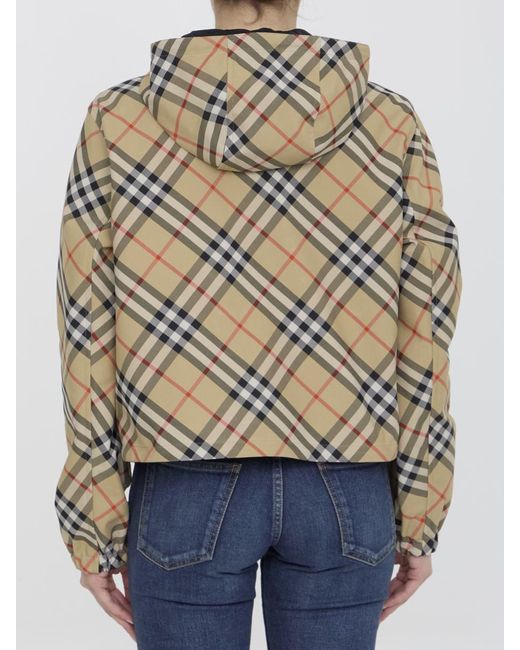 Burberry Natural Cropped Reversible Jacket