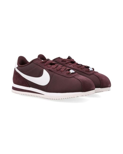 Nike Brown Cortez With Suede Inserts