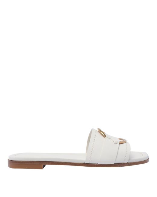 Moncler White Sandals