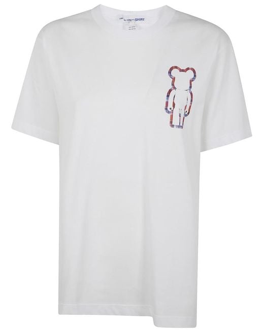 Comme des Garçons White T-Shirt With Print for men