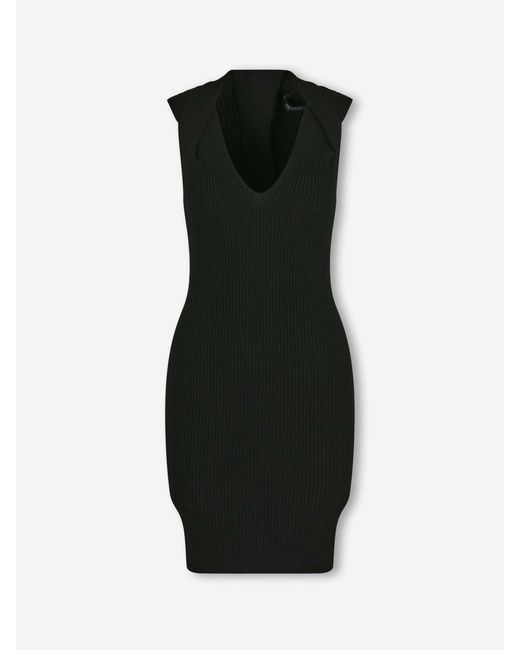 black american dressing style Balmain Vichy Knit Dress main image 1