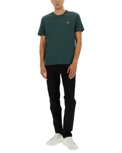 Paul Smith Green Regular Fit T-Shirt for men