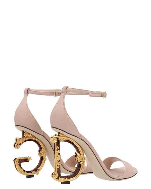 Dolce & Gabbana Natural 'Devotion' Sandals