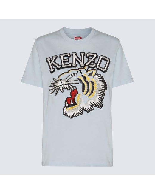 KENZO Gray T-shirts And Polos Blue