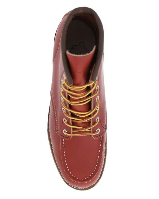 Red Wing Red Classic Moc Ankle Boots for men