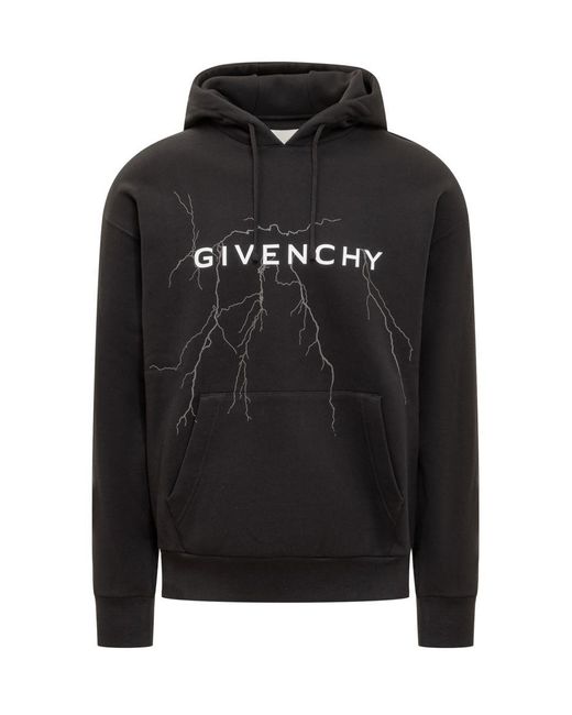 Givenchy Vintage Logo Brodie Men's Black Sweater Sweatshirt Hoodie S on sale