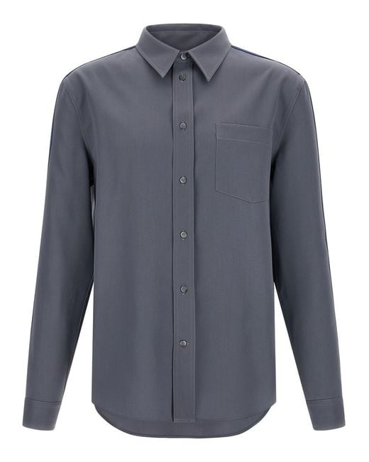 Marni Blue Wool Shirt for men