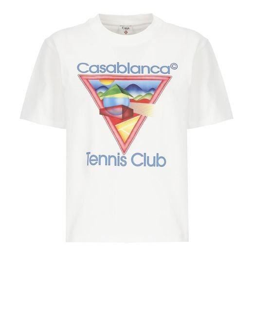 Casablanca White T-Shirts And Polos