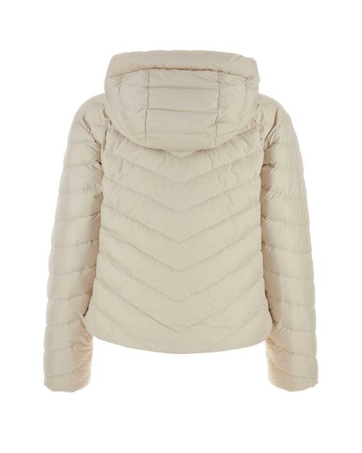 Woolrich Natural Sand Polyester Down Jacket