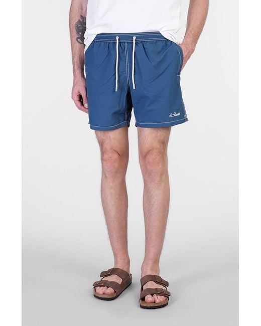 Mc2 Saint Barth Blue Patmos Beachwear for men