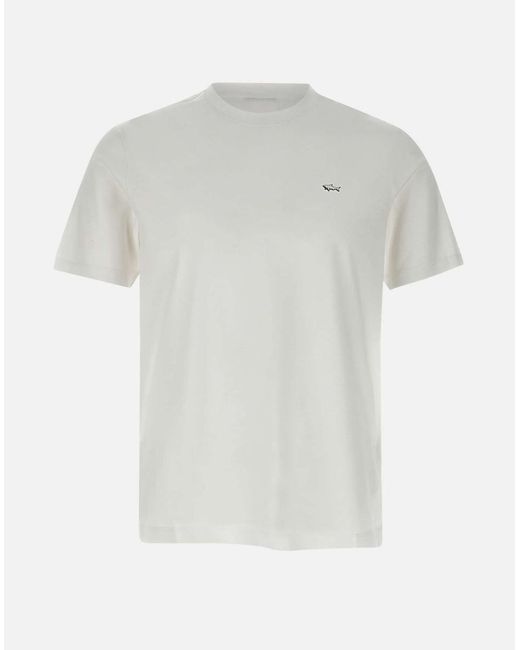 Paul & Shark White Paul&Shark T-Shirts And Polos for men