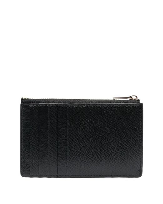 Furla Black Camelia M Zipped Card Ca Accessories
