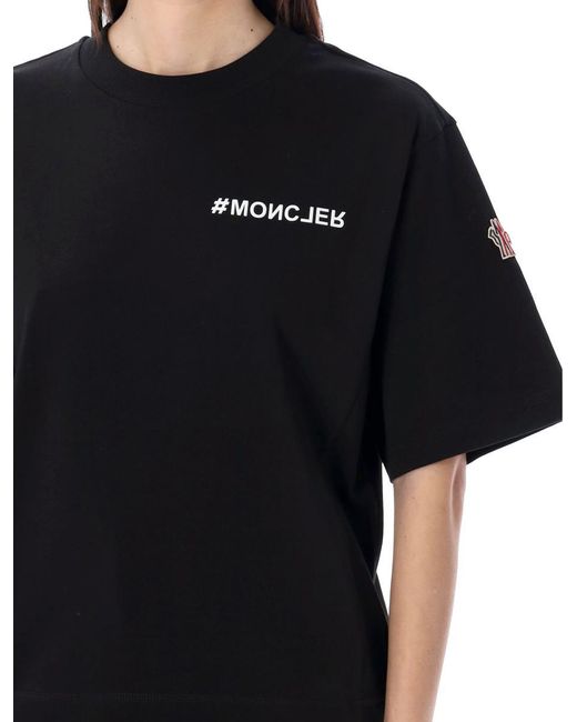 3 MONCLER GRENOBLE Black T-Shirt Tmm