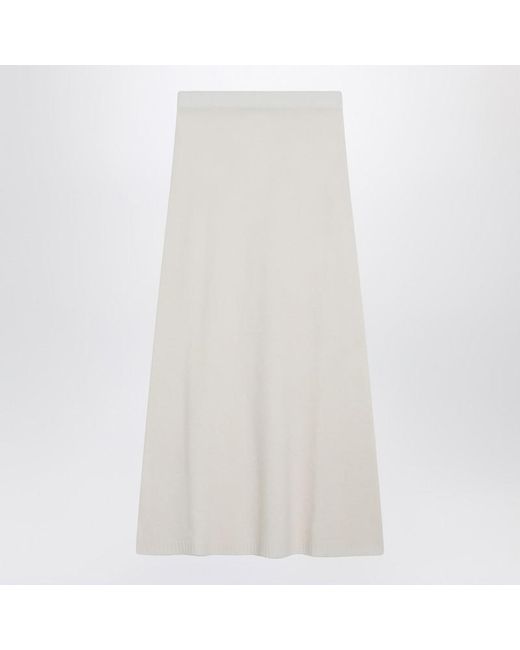 Max Mara White Ivory Skirt