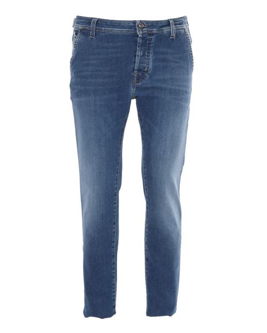Jacob Cohen Blue Skinny Jeans for men
