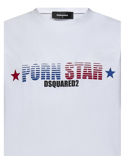 DSquared² White Rocco Cool Fit T-Shirt for men