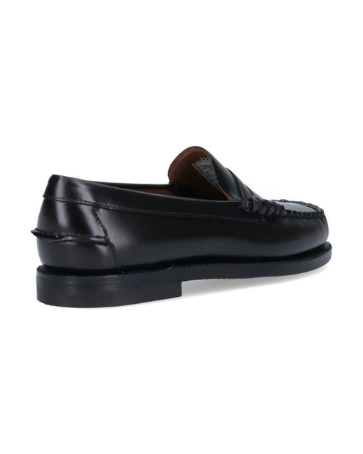 Sebago Black Flat Shoes