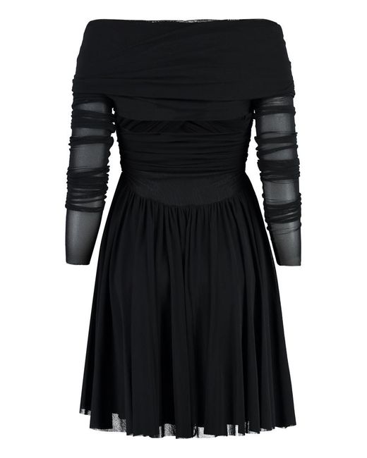 Philosophy Di Lorenzo Serafini Black Tulle Dress