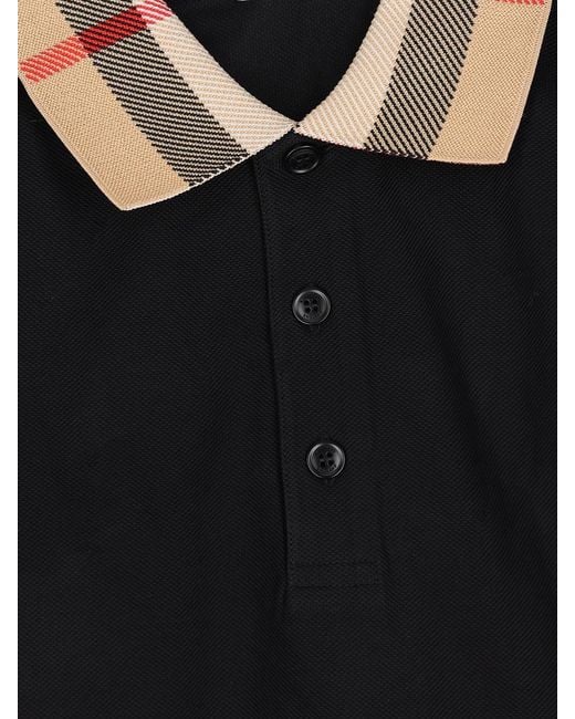 Burberry Black T-Shirt And Polo Shirt for men