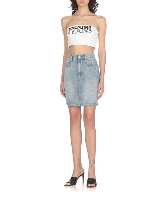 Moschino Jeans Blue Skirts