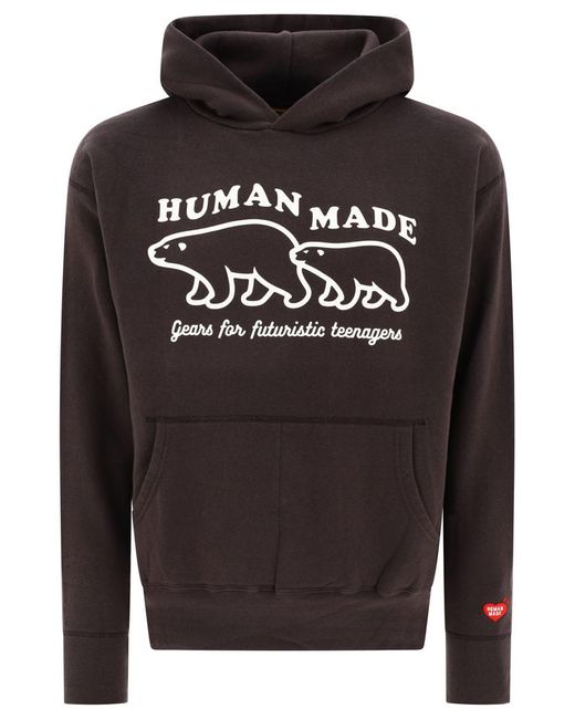 Human Made Gray "Tsuriami" Hoodie for men