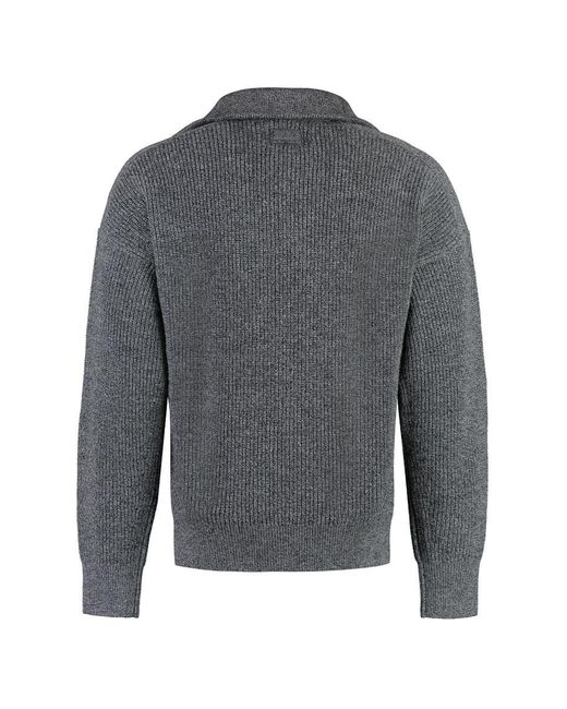 Isabel Marant Gray Benny Wool Turtleneck Sweater for men