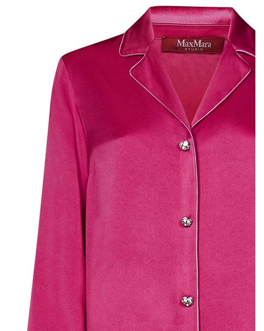 Max Mara Pink Maxmara Studio Girino Shirt
