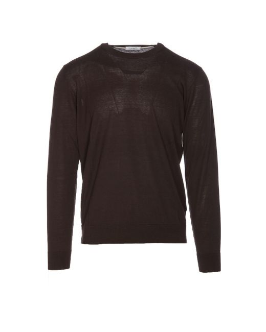 Paolo Pecora Black Sweaters for men