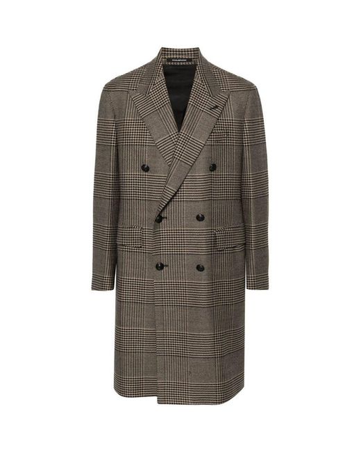 Tagliatore Brown Coats for men