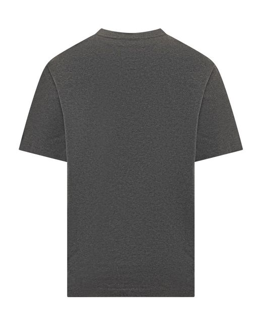 Versace Gray Cartouche Printed T-shirt for men