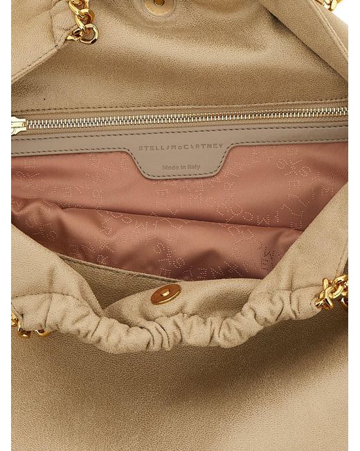 Stella McCartney Natural 'Falabella Drawstring' Shoulder Bag