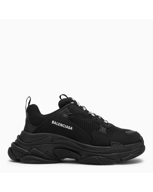 Balenciaga Black Triple S Sneakers for men