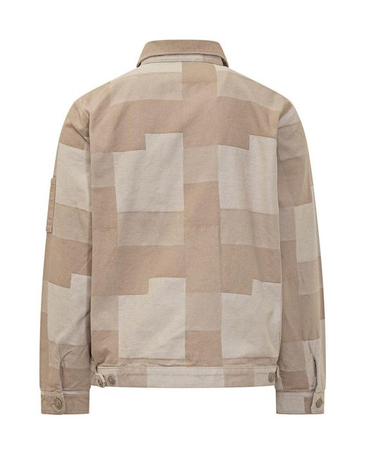Dickies Brown Eisenhower Jacquard Jacket for men
