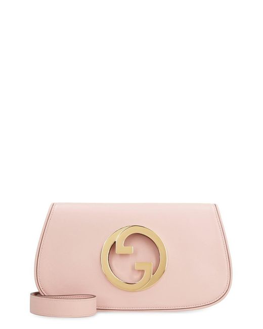 Gucci Pink Blondie Leather Shoulder Bag
