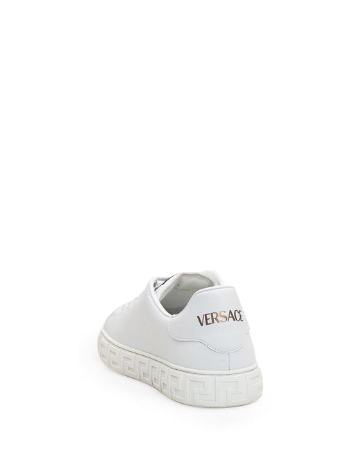 Versace White Greek Sneaker