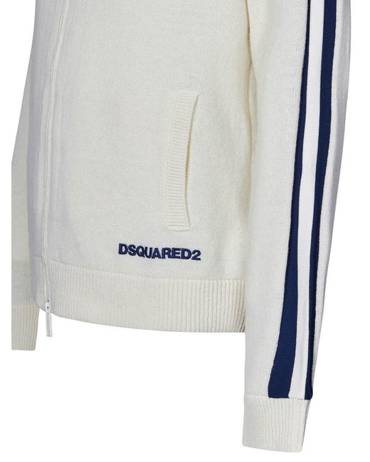 DSquared² White Cardigan for men