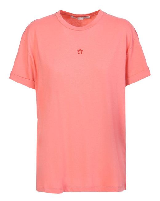 Stella McCartney Pink Crewneck T-Shirt