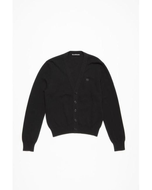 Acne Black Fa-Ux-Knit000110 for men
