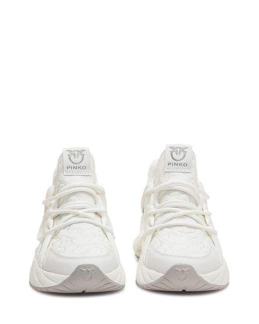 Pinko White Kenzo Kourt Curve Sneakers
