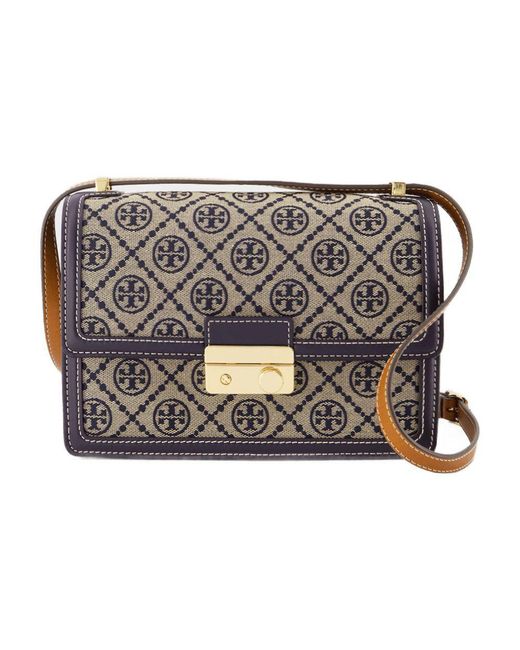 Tory Burch Metallic T Monogram Shoulder Bag