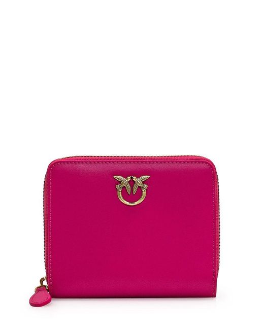 Pinko Pink Wallet With Logo