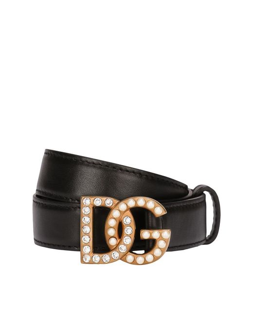 Dolce & Gabbana Black Belts