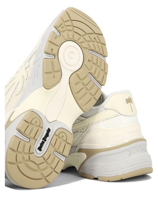 Palm Angels White "Pa 4" Sneakers