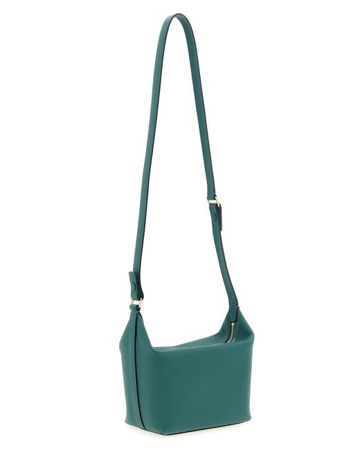 Valextra Green 'Mochi' Mini Handbag