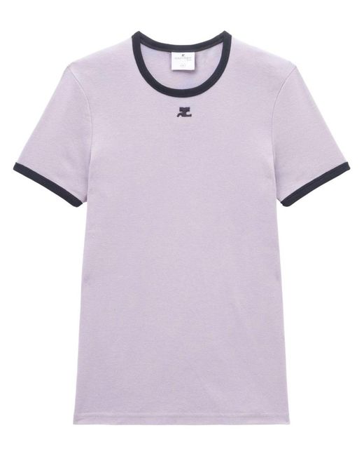 Courreges Purple T-Shirts And Polos for men