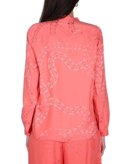 Stella McCartney Pink Silk Blend Shirt