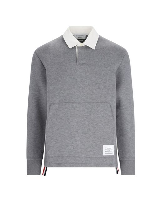 Thom Browne Gray 'rugby' Polo Shirt for men